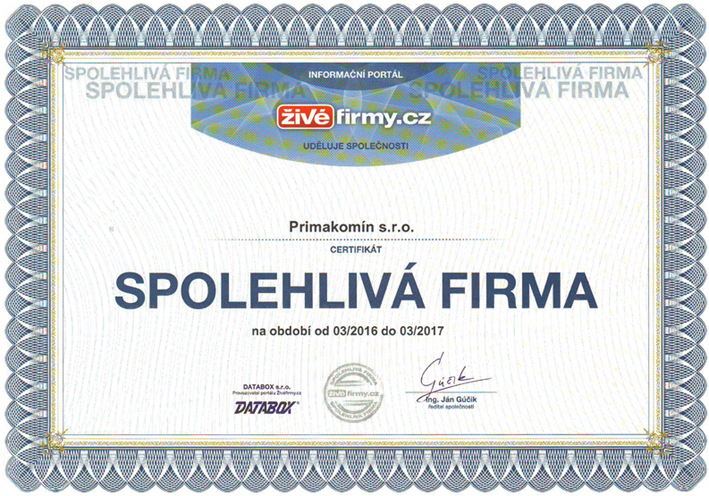 web Spolehlivá firma 2015